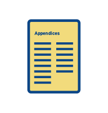 Cover image of Appendicies PDF, image shows a document with lines